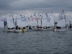 Première confrontation de l'année en Optimist