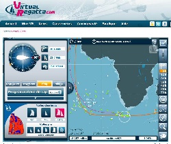 Première porte, premier classement sur Virtual Regatta !